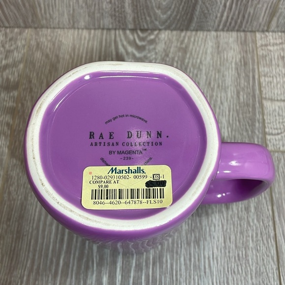 NWT Rae Dunn “GHOULS’ NIGHT OUT” Ceramic Coffee Tea Mug Purple - Picture 6 of 6